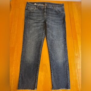 Brunello Cucinelli Dark Blue Straight Leg Jeans